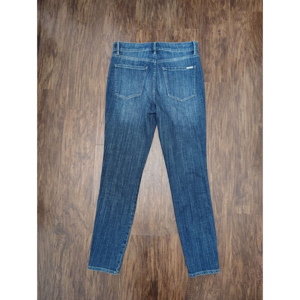 WHBM Extra High Rise Skinny Jeans Women’s Size 8 Stretch Dark Wash Denim - Picture 3 of 6